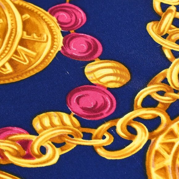 Chanel Navy Scarf Small Good - Picture 5 of 5